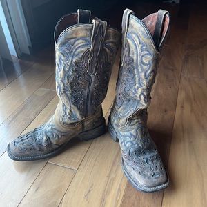 DAN POST COWGIRL CERTIFIED BOOTS- 3825- SIZE 7